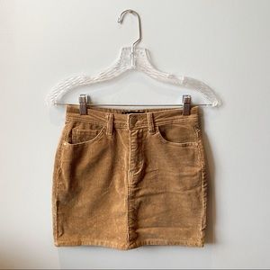 Corduroy Mini Skirt